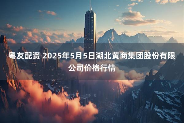 粤友配资 2025年5月5日湖北黄商集团股份有限公司价格行情